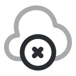 Cloud Remove SVG Icon